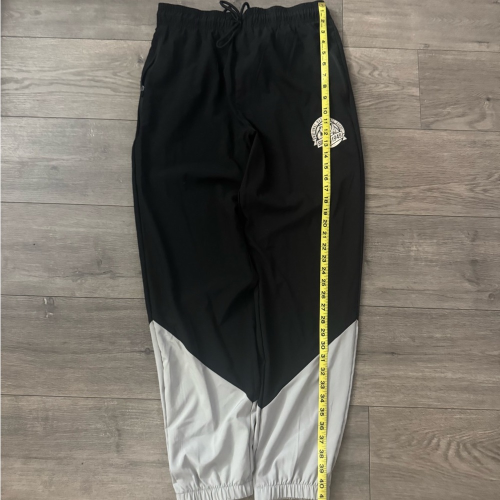 Black and Gray Track Pants